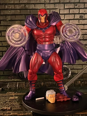 Magneto Amazing Yamaguchi Revoltech No.006 Kaiyodo Authentic Cover