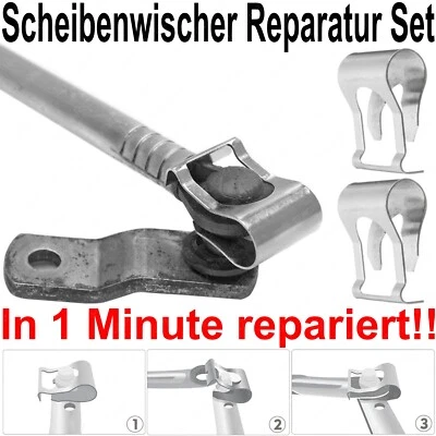 Windscreen Wiper Wiper Linkage Clamps Fits Fiat Punto 176 188 199 - Image 1 of 4