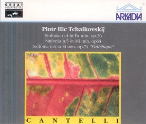 SCARCE! Cantelli-Tchaikovsky: Symphony #4, 5, 6 / Milan Edition! ARKADIA CD Set - Picture 1 of 2
