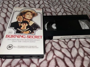 BURNING SECRET - FAYE DUNAWAY - VIDEO VHS - Picture 1 of 1