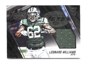LEONARD WILLIAMS 2015 PANINI LEAF ROOKIES & STARS WORN JERSEY ~ ROOKIE - Picture 1 of 1
