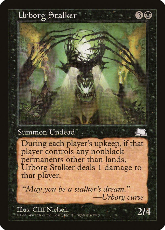 1x Urborg Stalker - LP - Weatherlight - SPARROW MAGIC mtg - Image 1 of 1