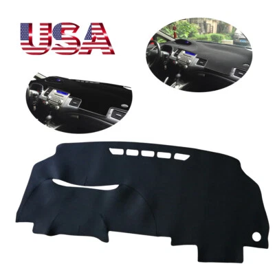 Car Leather Mat Sun Shade Pad For HONDA CIVIC/Acura CSX 2006-11 Dashboard Cover - Image 1 of 4
