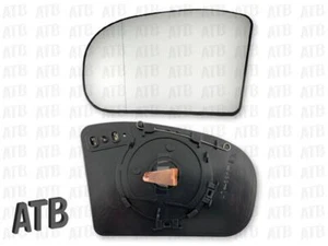 Miroir de Verre Gauche Asphérique Chauffé pour Mercedes Classe C W203 E W211 - Picture 1 of 5
