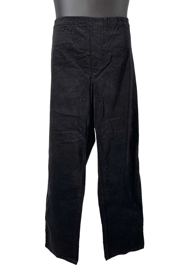 Isaac Mizrahi Live! Pantalones regulares de terciopelo de pierna ajustada Foto 1 de 1