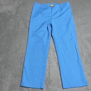 St Johns Pants Womens 4 Blue Capri Yellow Label Cropped - Picture 1 of 6