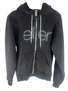 Ellen Degeneres Gray Zip Up Hoodie Size Small S American Apparel  - Picture 1 of 4