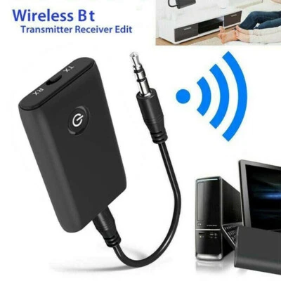 2IN1 BT(Blue-tooth)5.0 Transmitter-Receiver 3.5mm Aux Audio Jack Transmitter Adapter - Image 1 of 4