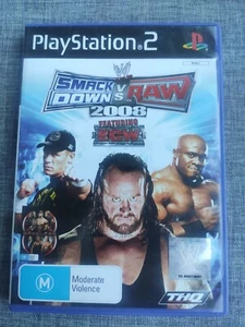 Mint Disc Playstation 2 Ps2 WWE SmackDown Vs Raw 2008 - Inc Manual Free Postage - Picture 1 of 3