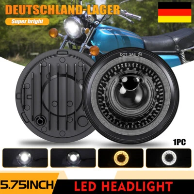 DOT E-Geprüft 5-3/4 5.75" LED Hi/Lo Beam Scheinwerfer Für Harley Simson Motorrad