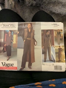 Vogue Sewing Pattern 1200 TAMOTSU Jackets, Pants & Pencil Skirt Size: 12-14-16 - Picture 1 of 4