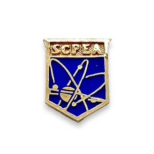 "Spilla risvolto vintage SCPEA pin piccolo 1/2"" x 3/8" - Foto 1 di 7