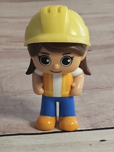 Pocket Watch Mystery Playdate Ryan’s World 3” Girl Construction Worker Figure - Picture 1 of 2