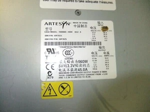 33P2960 IBM 560W HOT SWAP PSU FOR XSERIES 235 49P2025 - Picture 1 of 2