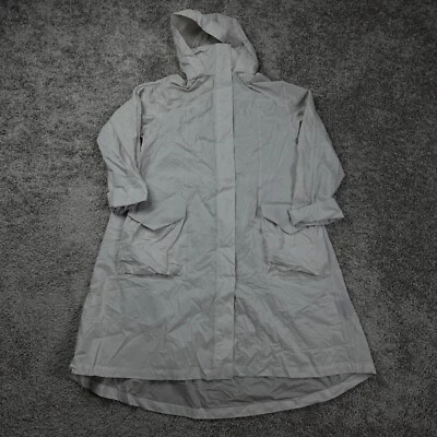 Chaqueta Lululemon Mujer 4 Reglas de Lluvia Parka Impermeable Abrigo con Capucha Atlético Foto 1 de 4