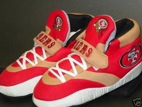 NFL San Francisco 49ers Men's Slippers, NEW (Small 7-8) Cover