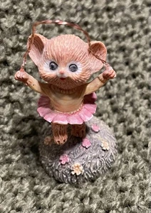 Enesco Dancy Shopmouse Miniatur Ballerina Figur 1988 Keramik #875066 - Bild 1 von 6