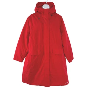 Lands' End Waterproof Insulated Raincoat Womens 1X Red Primaloft NWOT CJ-2094 - Picture 1 of 12