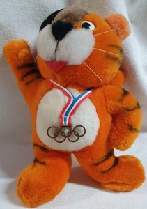 1988 Seoul Olympics Hodori Tiger Plush Mascot 9" Rare - Picture 1 of 2