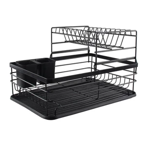 2-Tier Metal Kitchen Dish Drainer Rack, KT0100 - Picture 1 of 1