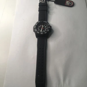 NWT Luminox Navy Seal XS.3501.F Mens Watch 45mm - Dive Watch in Black - Picture 1 of 9