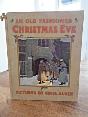 1910 CHRISTMAS EVE by WASHINGTON IRVING 4 COLOUR PICTURES BY CECIL ALDIN   ^ - image 1 of 4