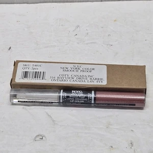 NYC Smooch Proof Long Wearing Lip Color With Top Coat 481C DIVA Sealed Lot of 2 - Bild 1 von 3