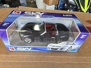 ProMark 1:24 SATURN SKY BLACK ROADSTER SPECIAL EDITION Turbo Diecast RARE - Picture 1 of 12