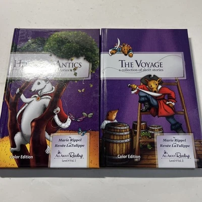 All About Reading Level 4 Volumes 1 & 2 Readers Color Edition Heirloom & Voyage - Image 1 of 4