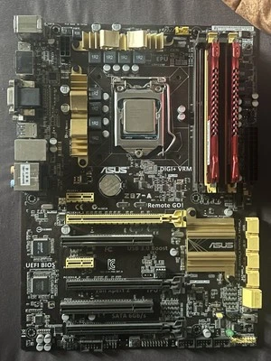 i7-4790k 4,00 GHz, (2x8) Gb RAM DDR3 2400 MHz, Z87-A - Immagine 1 di 4