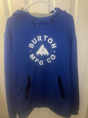 Burton Dry Ride Crown Bonded  Sweatshirt Hoodie size XL Blue - Image 1 of 4