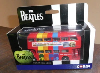 Corgi 1/64 Beatles London 2-Story Bus Hardy'S Night The A Hard Day!! New in box! - Image 1 of 3