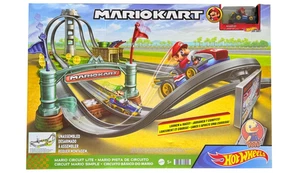 Hot Wheels Mario Kart Launch & Race Circuit Lite Track Set + 1 car New 2025 - Picture 1 of 5