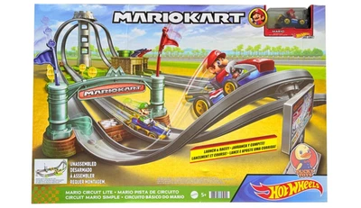 Hot Wheels Mario Kart Launch & Race Circuit Lite Track Set + 1 car New 2025 - Image 1 of 4