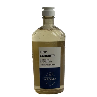 Bath & Body Works Aroma Find Serenity Mimosa Spearmint Body Bath Foam Bath - Image 1 of 2