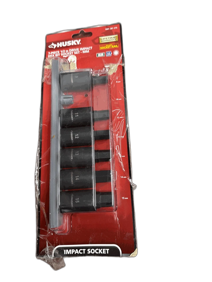 Husky 1/2 in. Drive Hex Bit Impact Socket Set MM (7-Piece) MISSING 10MM - Image 1 of 1