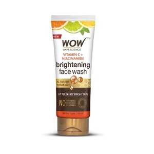 WOW Skin Science Brightening Vitamin C Face Wash - 100 ML -Free Ship - Picture 1 of 12