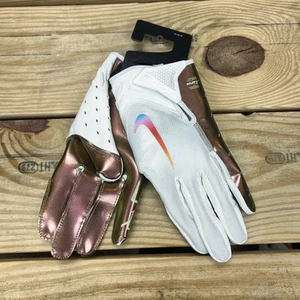 Guantes de fútbol NIKE Vapor Jet 7.0 Magnigrip iridiscentes, para hombre talla mediana, NUEVO - Imagen 1 de 2