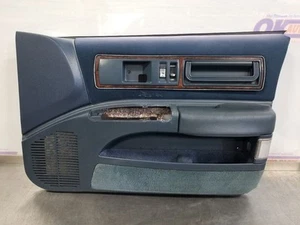 93 1993 BUICK ROADMASTER DOOR TRIM PANEL FRONT RIGHT PASSENGER BLUE  - Picture 1 of 12