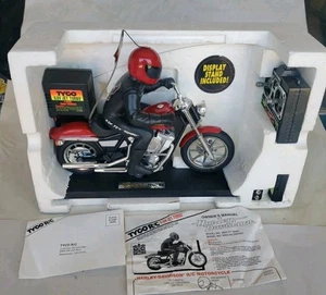 Vintage 1994 TYCO Harley-Davidson 6.0V Jet Turbo R/C Motorcycle Red - Free Shipp - Picture 1 of 4