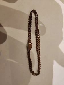 14kt Golden Bracelet 3.8 Grams With Ungraded Real Diamonds. S5 - Picture 1 of 5