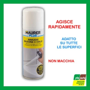SPRAY RIMUOVI SILICONE E COLLE MAURER PLUS AZIONE RAPIDA ALTO POTERE SOLVENTE - Foto 1 di 1