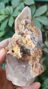 Muestra mineral 568g1.24lb CRISTAL FANTASMA NATURAL CRISTAL CUARZO PUNTO - Imagen 1 de 20