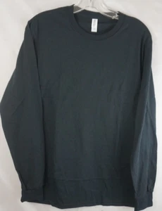 Jerzees Mens Dri-Power Long Sleeve T-Shirt T Shirt, Black, Small US - Picture 1 of 3