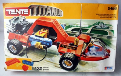 RARO JUGUETE DE CONSTRUCCIÓN VINTAGE 1988 TENTE TITANIUM X SINYTRON EXIN 0466 ¡NUEVO! Foto 1 de 4