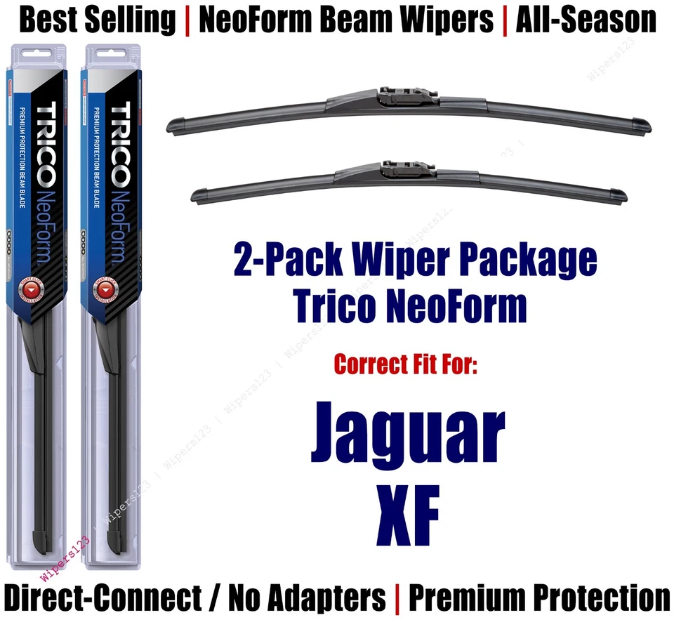2 件装 Super-Premium NeoForm Wipers 适合 2016+ 捷豹 XF - 162515/1715 — 第 1/1 张图片