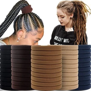 50PCS Hair Ties for DreadlocksHigh-Stretchy Extra Large Elastic Dreadlock Hea... - Picture 1 of 8