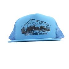 YREKA WESTERN RAILROAD (California) Trucker Hat Polymesh Cap Snapback Mens Size