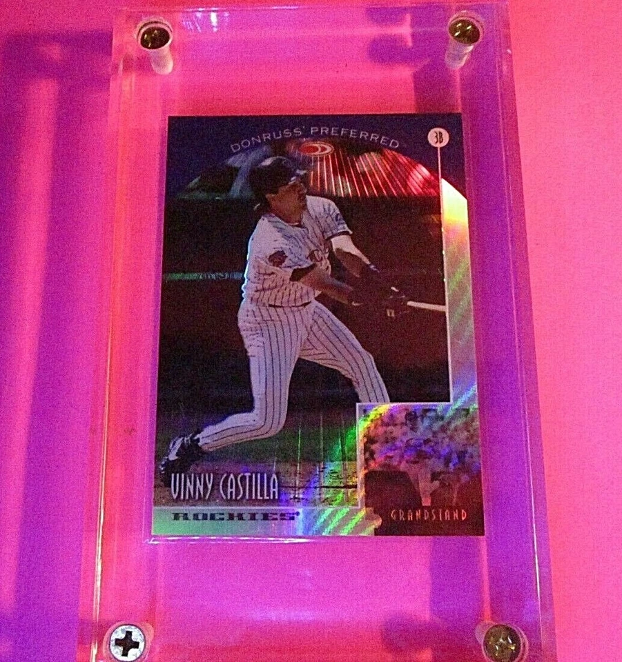 1998 Donruss Prized Collections Preferred Vinny Castilla, #650 Mint /55 Rockies - Image 1 of 1