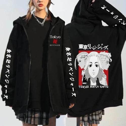 VETEMENTS Felpa con cappuccio Tokyo Revengers anime cosplay giacca jacket hooded coat